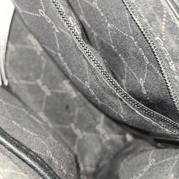 Aldo Black Quilted Faux Fur & Leather Top-Handle Crossbody Bag - Picture 4 of 5